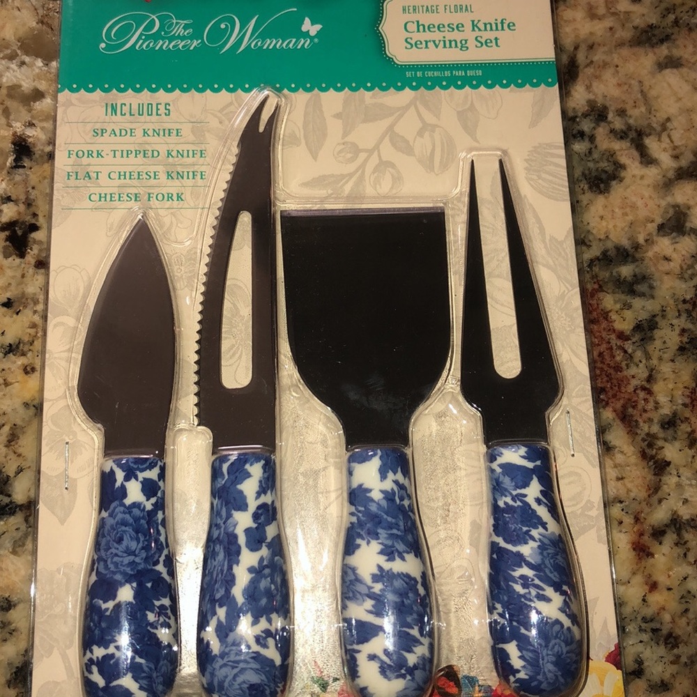 Pioneer Woman Cheese Knife Serving Set